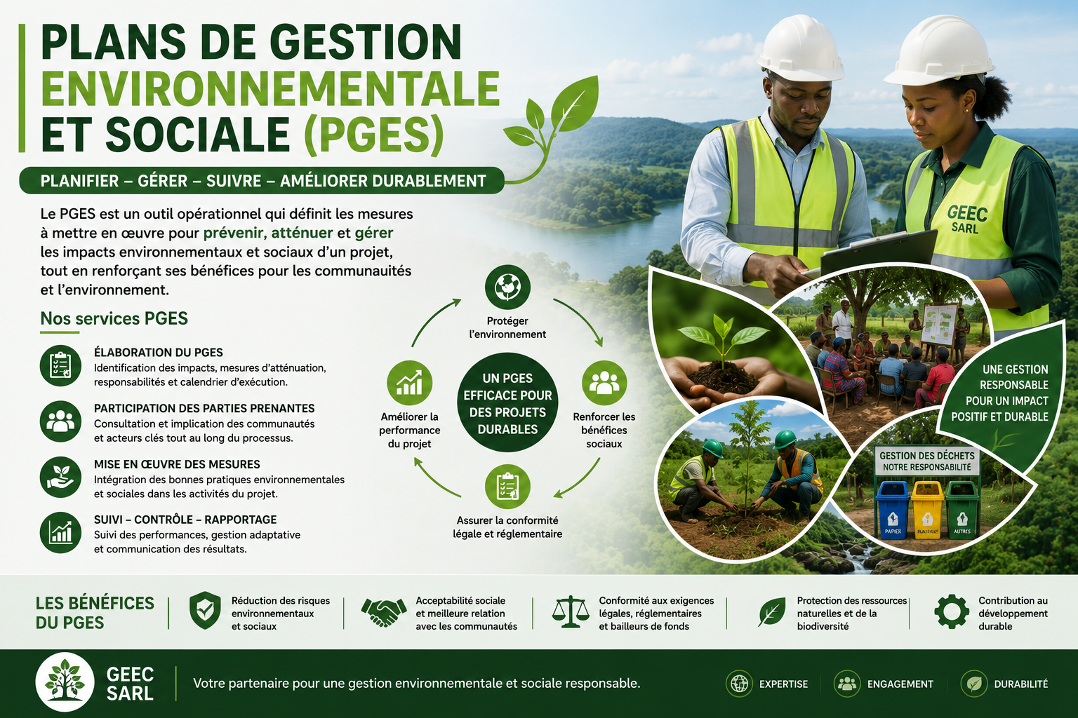 Plans de Gestion Environnementale et Sociale (PGES)